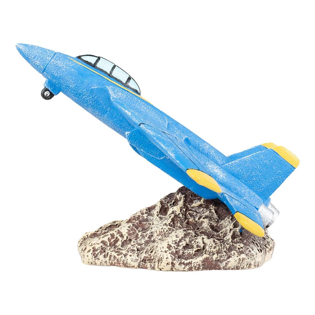 Aqua D'ella F-14 Tomcat Vliegtuig Aquariumdecoratie – Meerkleurig