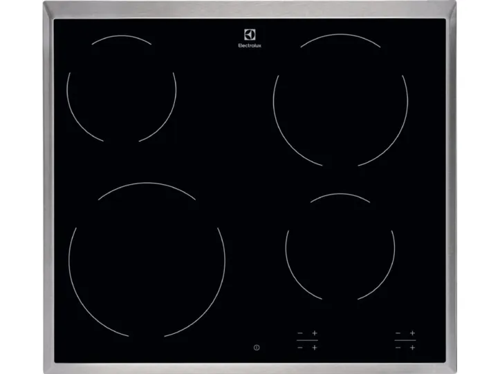 Electrolux EHF6240XXK, Sort, Indbygget, 57.6 cm, Keramisk, Keramisk, 4 zone(s)
