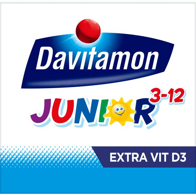 Davitamon Junior 3-12 Kauwtabletten Bananensmaak