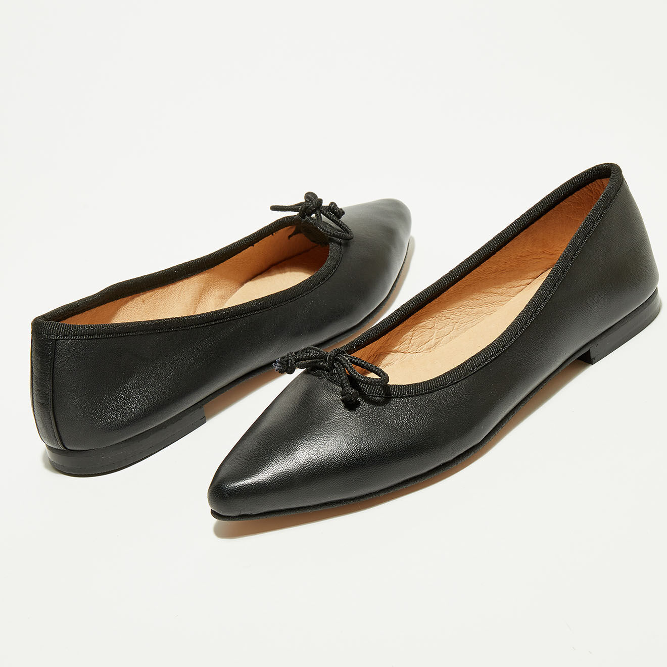 Quartier Latin Ballerines en Cuir Elise noires