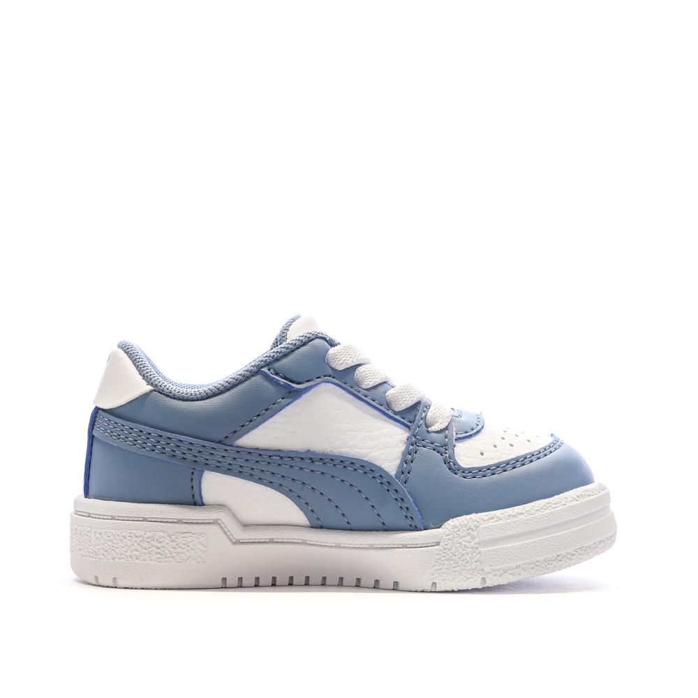 Puma Baskets Blanches/Bleu Garçon Puma Pro Classic