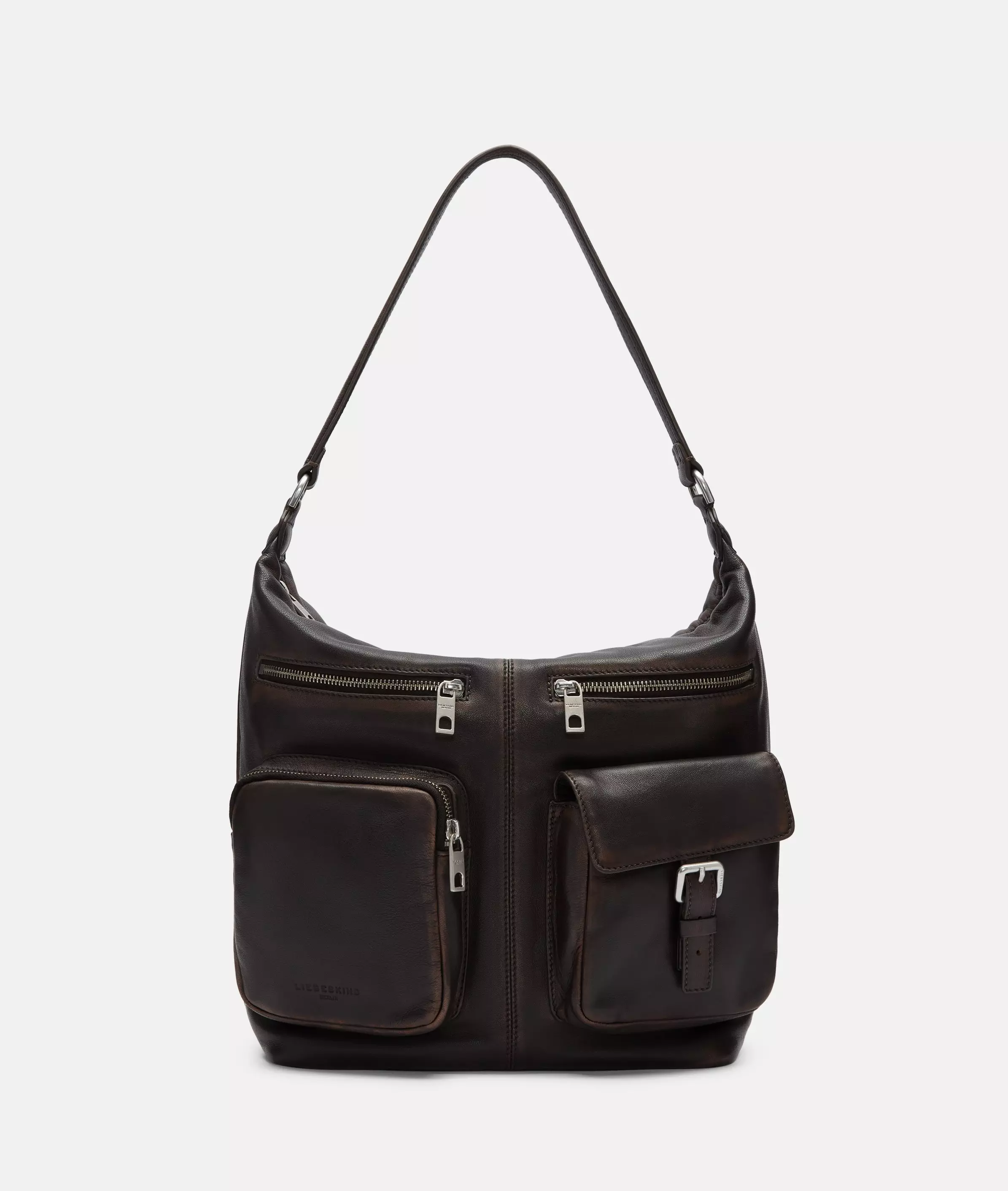 Andrea Hobo M Spacious leather bag with a vintage look