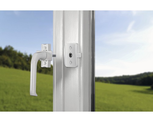raamslot reer WinLock wit kunststof 3-pack