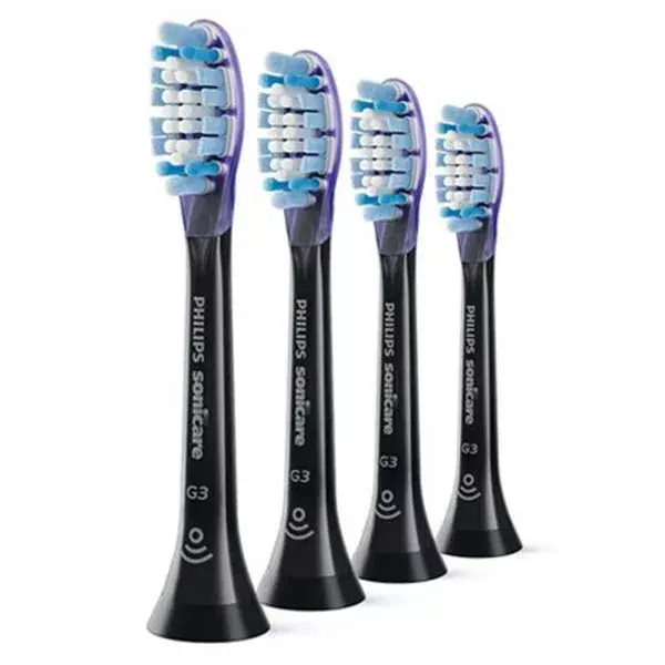 Philips Sonicare Premium Gum Care Têtes de Brosses Noires 4 unités