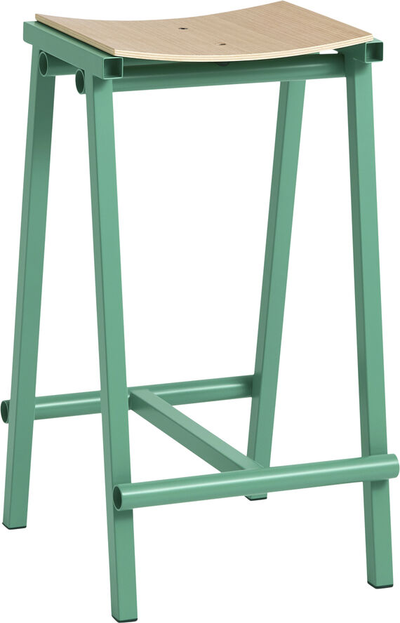 Hay Taburete 8 Bar stool Low Soft jade