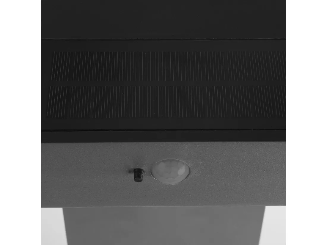 FORLIGHT Balise de Jardin Ip44 Top Led 3W 3000K Gris Urbain 129Lm