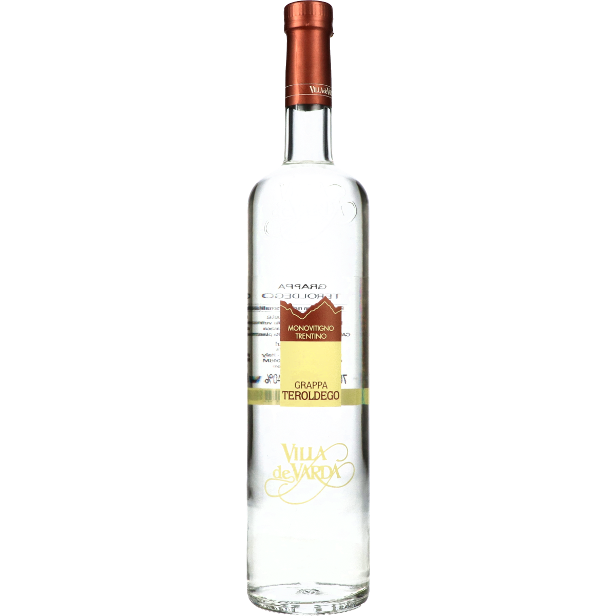 Villa de Varda Teroldego Grappa wit 70 cl