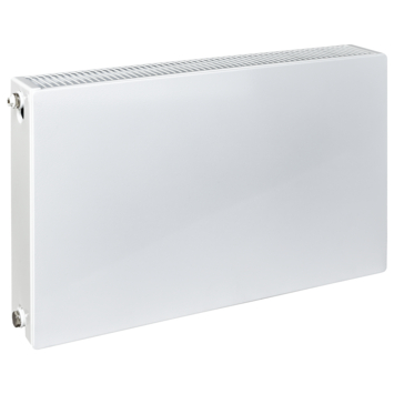 Sanivesk radiator Raya vlak Duo wit zij-aansluiting T22 50 x 100 cm