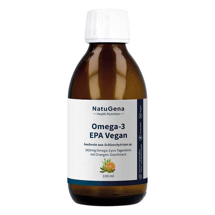Omega-3 EPA 1250 mg + Vitamin E vegan Emulsion, 100 ml