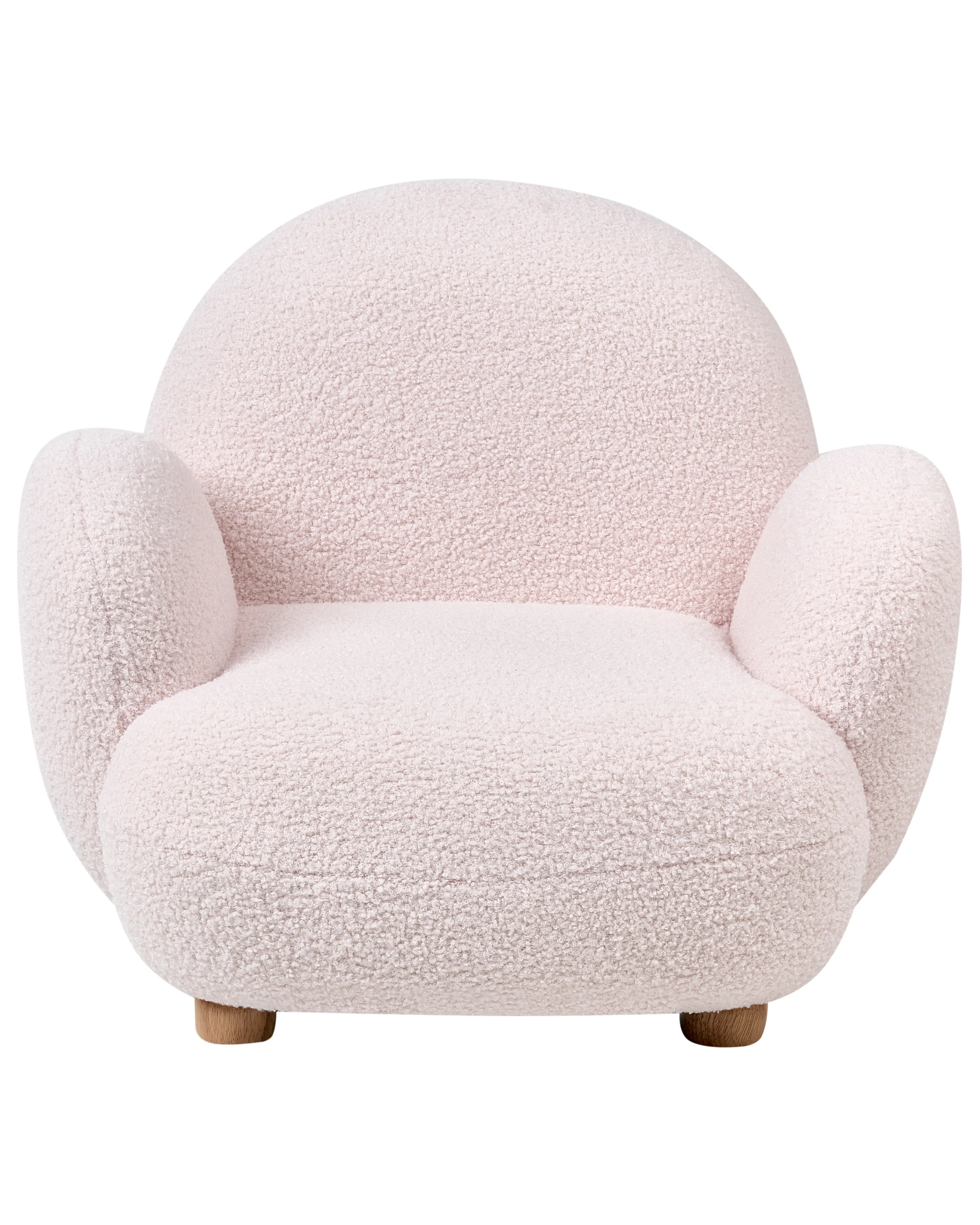Kinderfauteuil HEM Bouclé Pastelroze