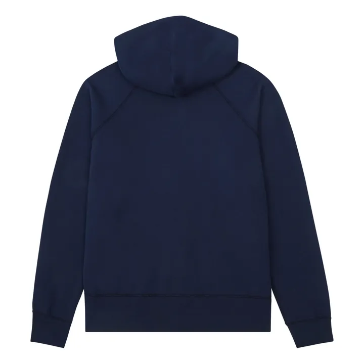 Velva Sheen Hoodie Zippé Coton | Bleu marine