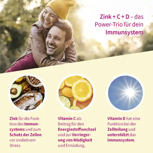 Zink + C + D Lutschtabletten