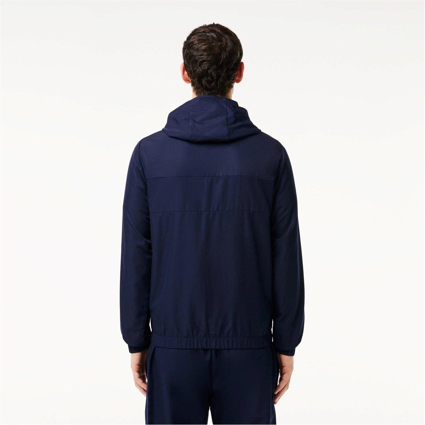 Lacoste Zipped Hooded Taffeta Sport Jacket