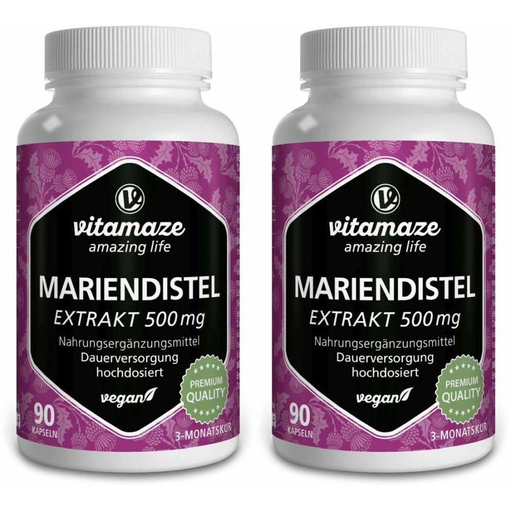 MARIENDISTEL 500 mg Extrakt hochdosiert vegan