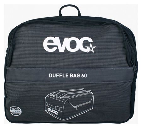 Sac de sport EVOC Duffle Bag 60 carbon Gris Noir