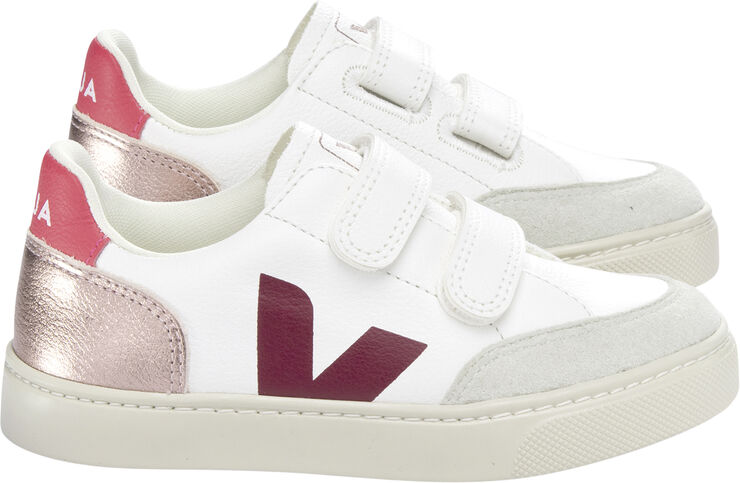 Veja Small V-12 Extra-white_multico-nacre
