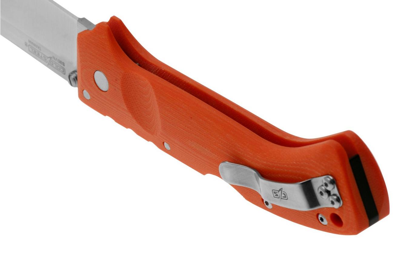Cold Steel Ultimate Hunter 30URY S35VN Orange plain edge zakmes
