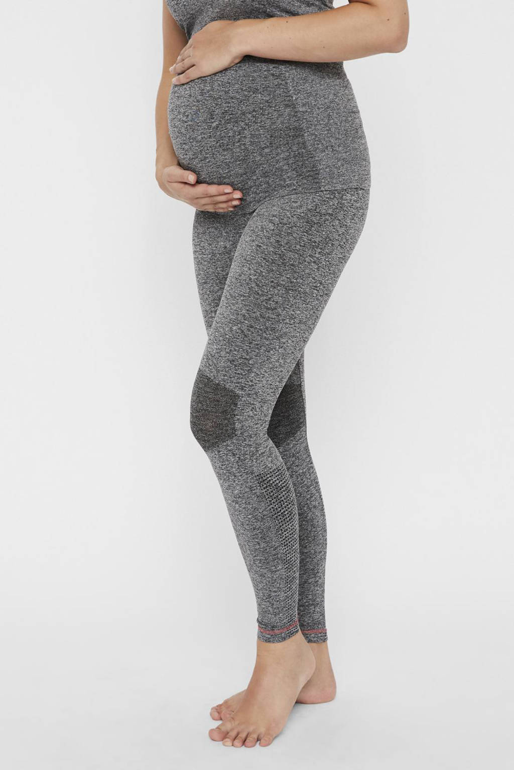 MAMALICIOUS zwangerschaps sportlegging grijs