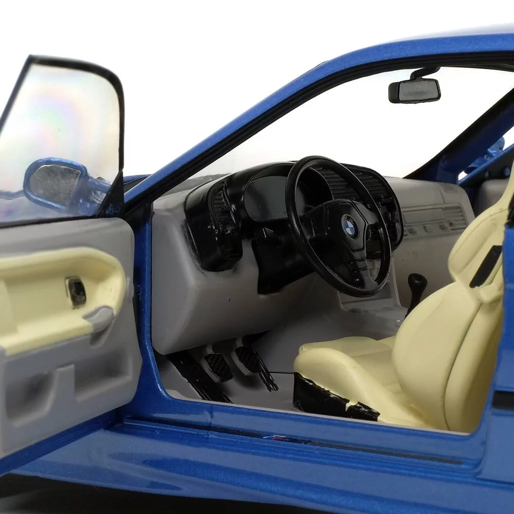 BMW - VEHICULE 1:18 E36 COUPE M3 BLEU ESTORIL 1990