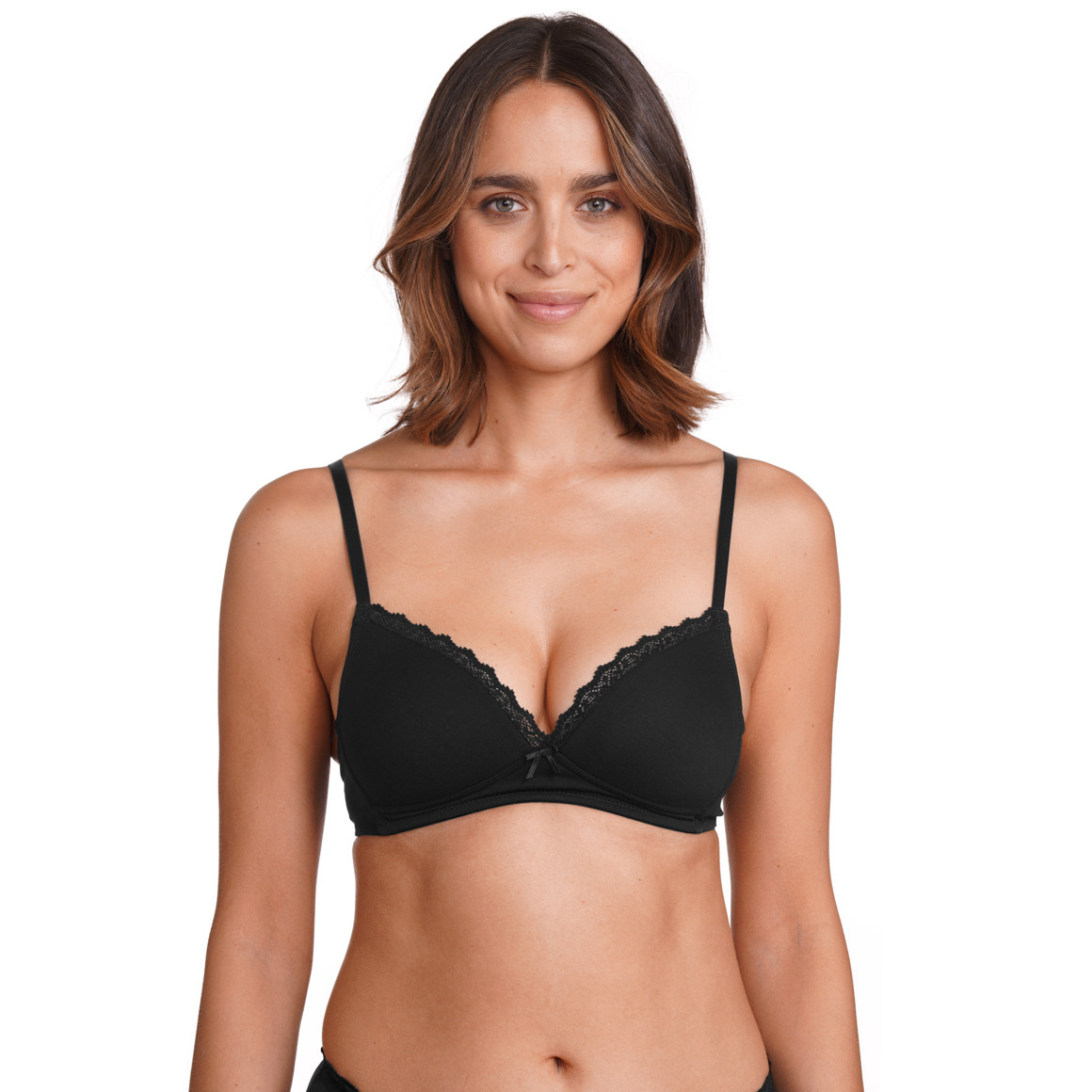 Gina Benotti Damen Soft-BH mit wattierten Cups schwarz