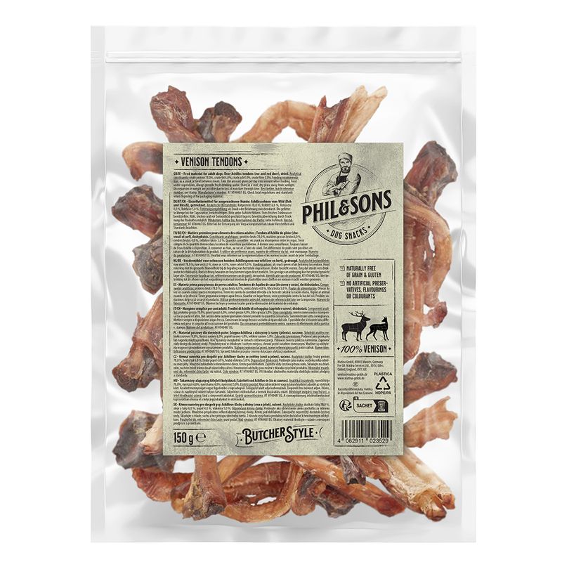 Tendons d'Achille de gibier pour chien