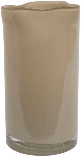 Flora vase 20 cm beige