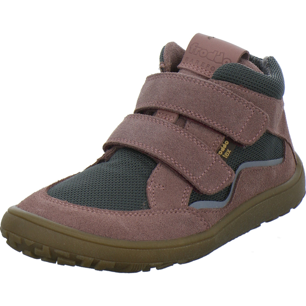 Froddo Stiefel ungefüttert Mädchen Barefoot Rosa