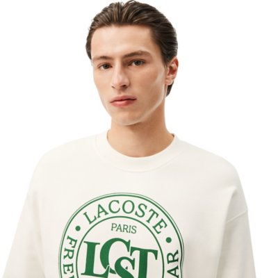 Sweatshirt à capuche homme Loose Fit imprimé LACOSTE