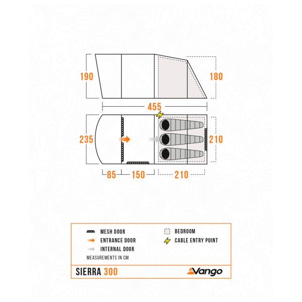 Vango - Sierra 300 - Tente 3 places