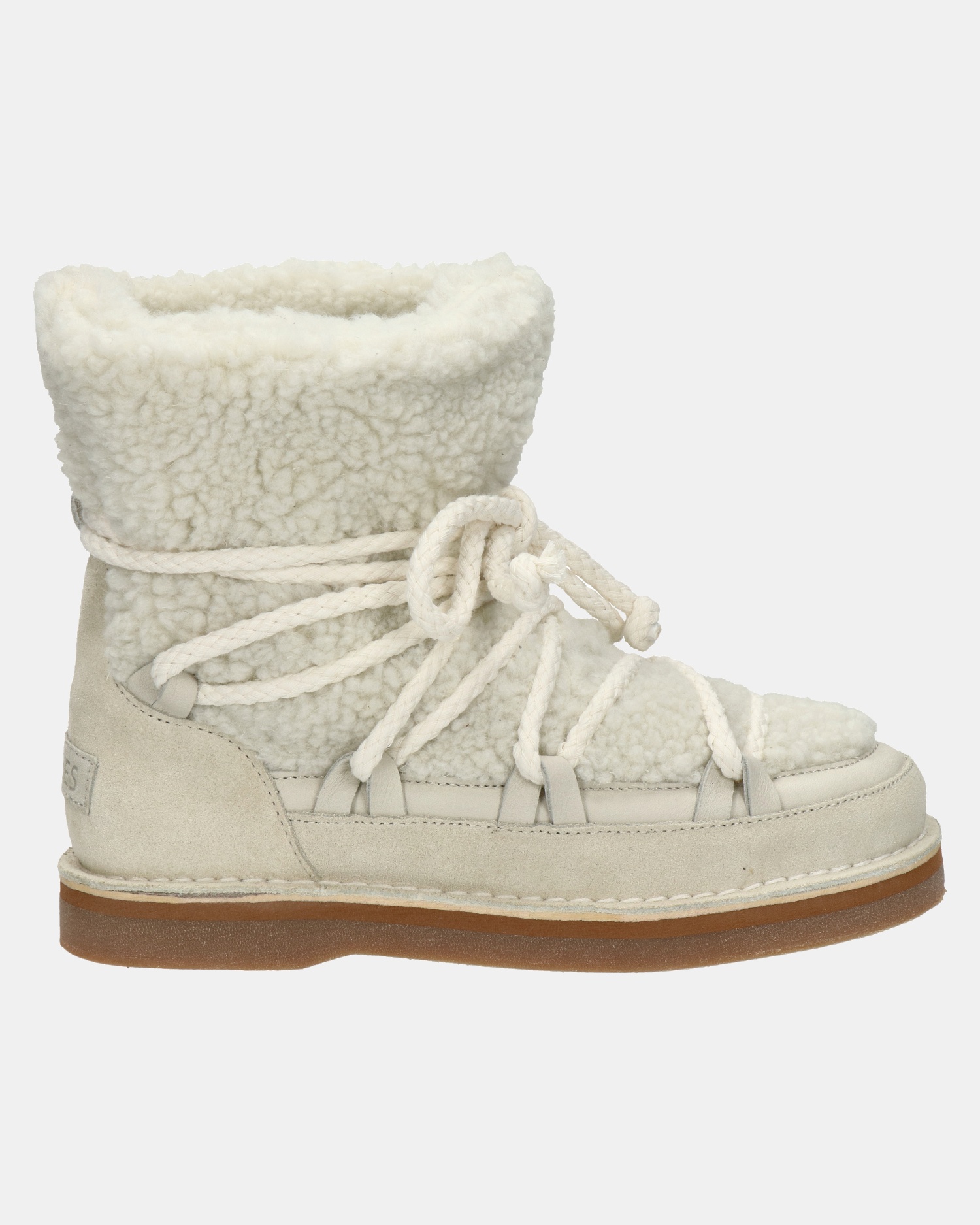 Shabbies Amsterdam Gevoerde boots  - wit