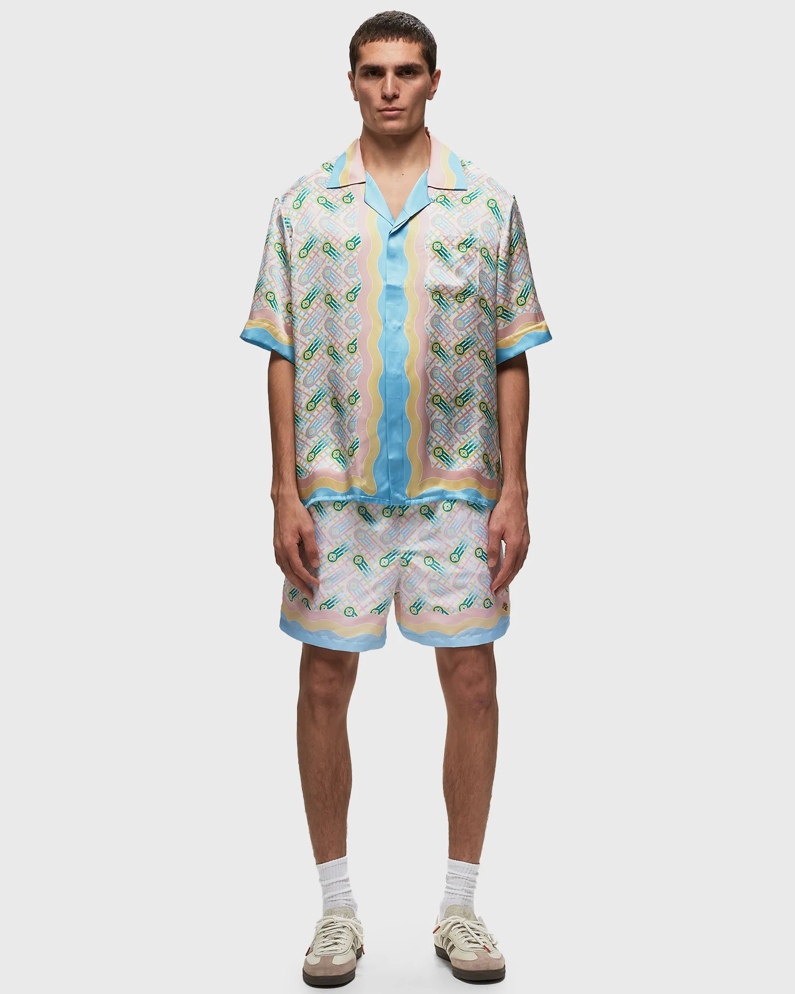 Casablanca CUBAN COLLAR SHORT SLEEVE SHIRT