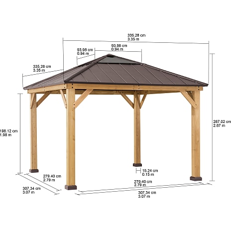 Pavillon Pirin 336x336 cm