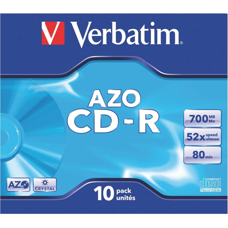 CD-R Verbatim 700 Mo - boîtier standard 52x