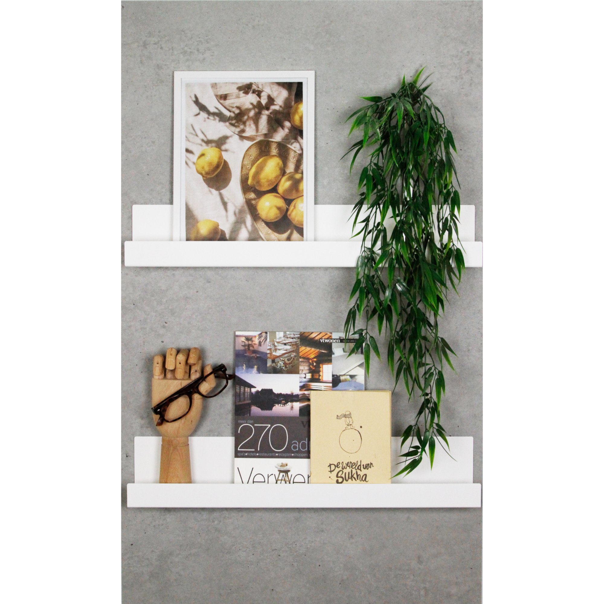 Magneetbord dessin – beton grijs Magneetbord  beton grijs 60x100