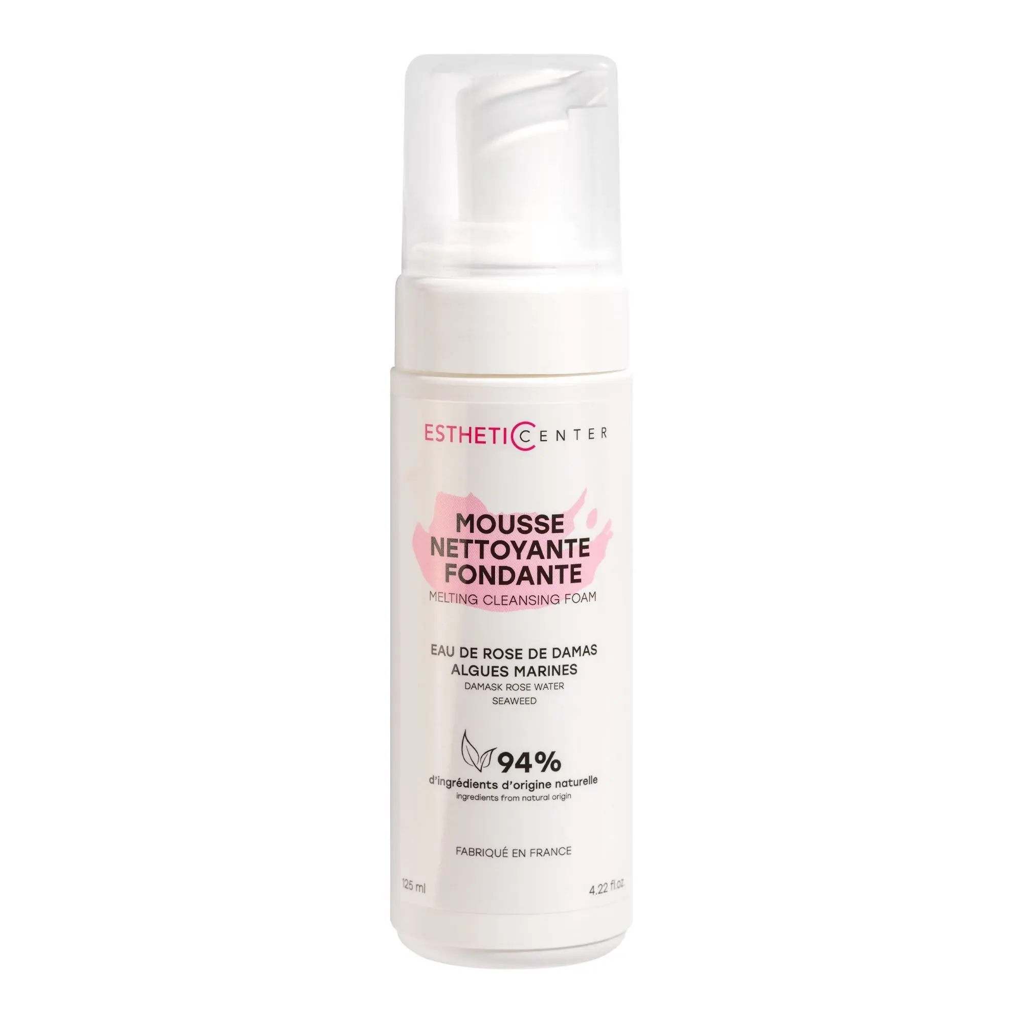 Esthetic Center - Mousse Nettoyante Fondante Nettoyant & démaquillant 125ml - Visage