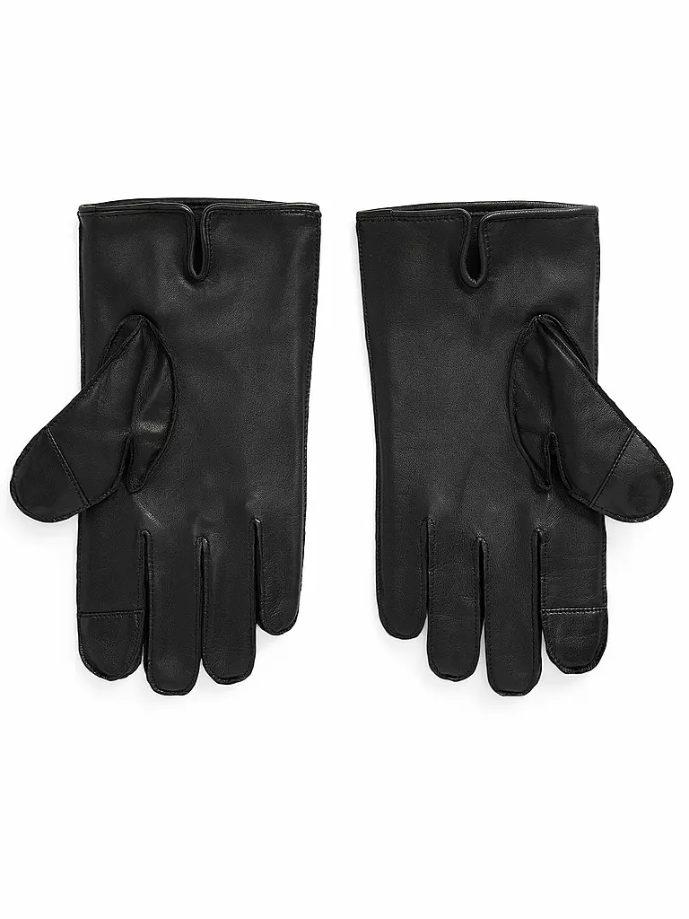 POLO RALPH LAUREN Lederhandschuhe schwarz