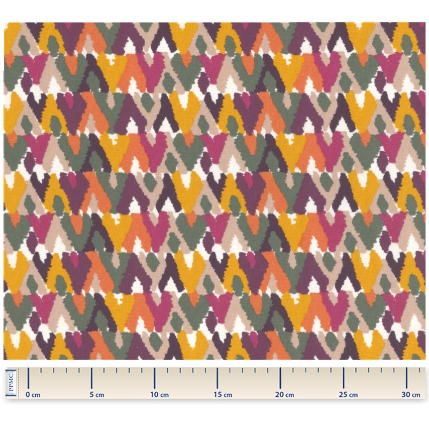 Tissu Coton Au Mètre Ex2464 Evasion Aubergine