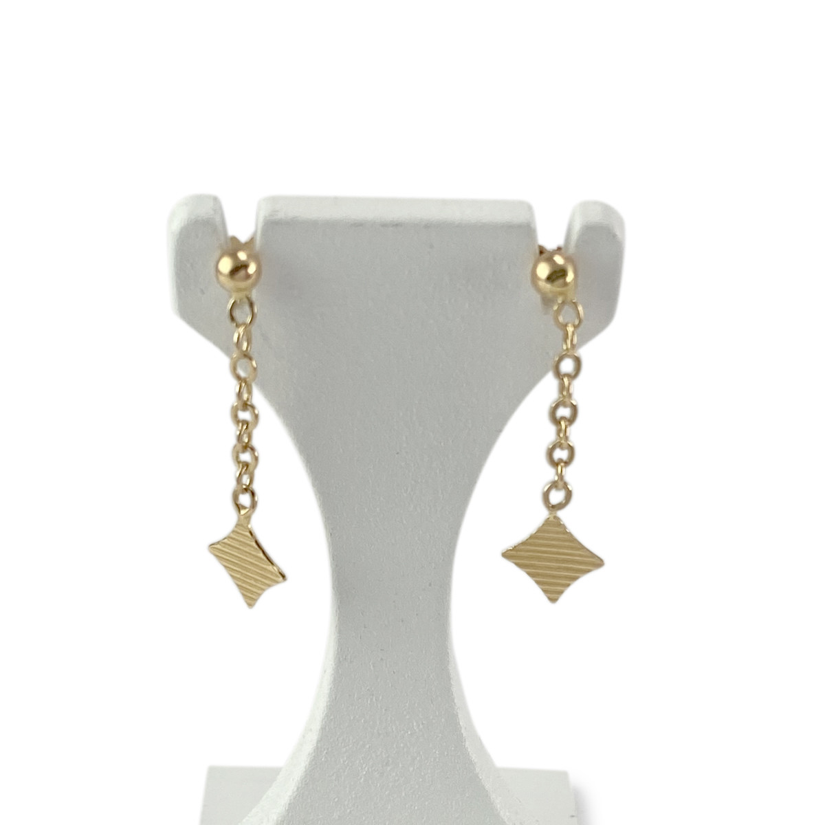 Boucles d'oreilles d'occasion or 750 jaune