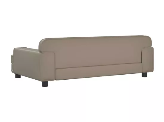 Canapé pour enfants cappuccino 90x53x30 cm similicuir