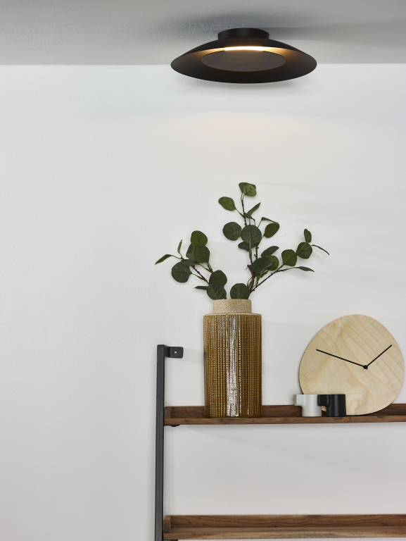 Lucide Foskal 34.5 plafondlamp LED zwart