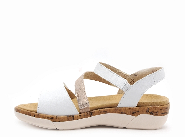 Remonte nu pieds plats femme r6860 blanc