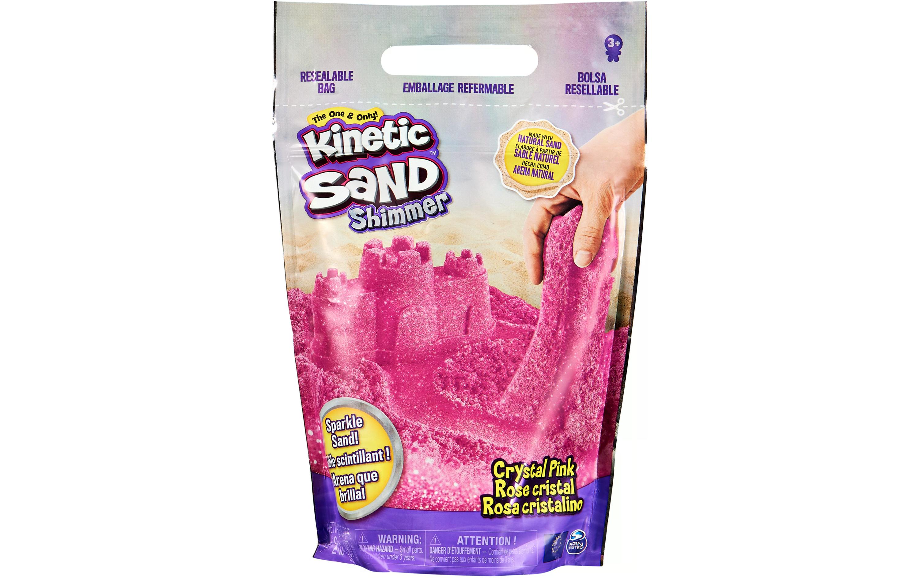 Sand Kinetic Crystal Pink 907 gGlitzersand für Indoor-Sandspiel