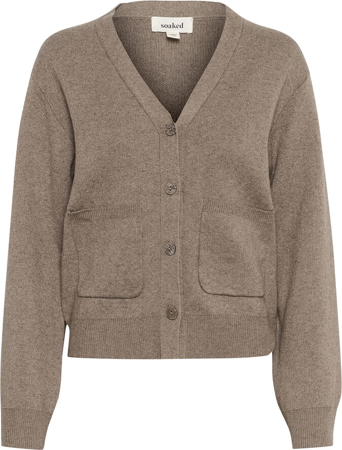 Soaked in Luxury SLCalisa Cardigan Morel melange
