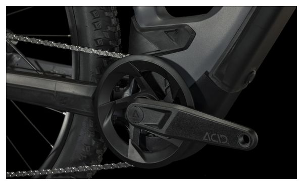 VTT Électrique Semi-Rigide Cube Reaction Hybrid SLT 750 Shimano XT 12V 750 Wh 27.5'' Gris Prizm Silver