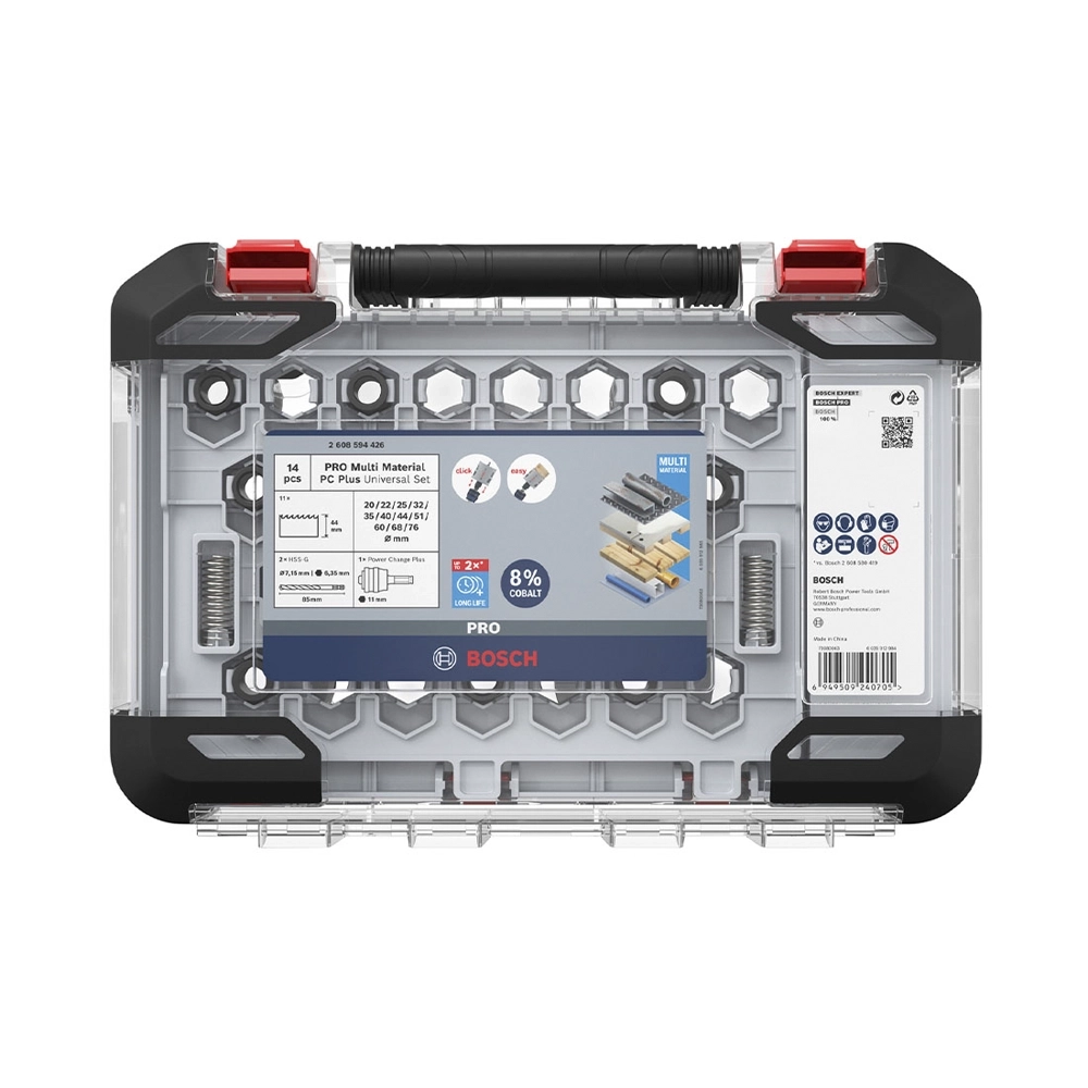 Bosch PRO Multi Material PC Plus Lochsägen-Set 20/68/76 mm 14-tlg. (2.608.594.426)