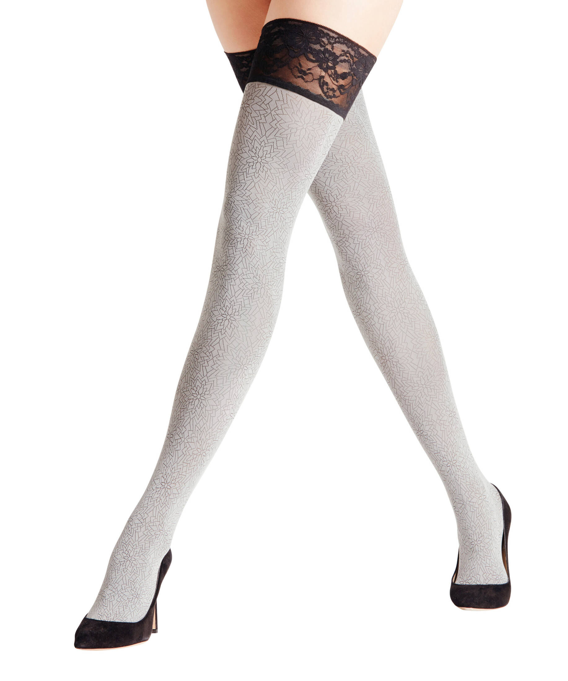 FALKE| Damen Stay Ups Ice Sparkle
