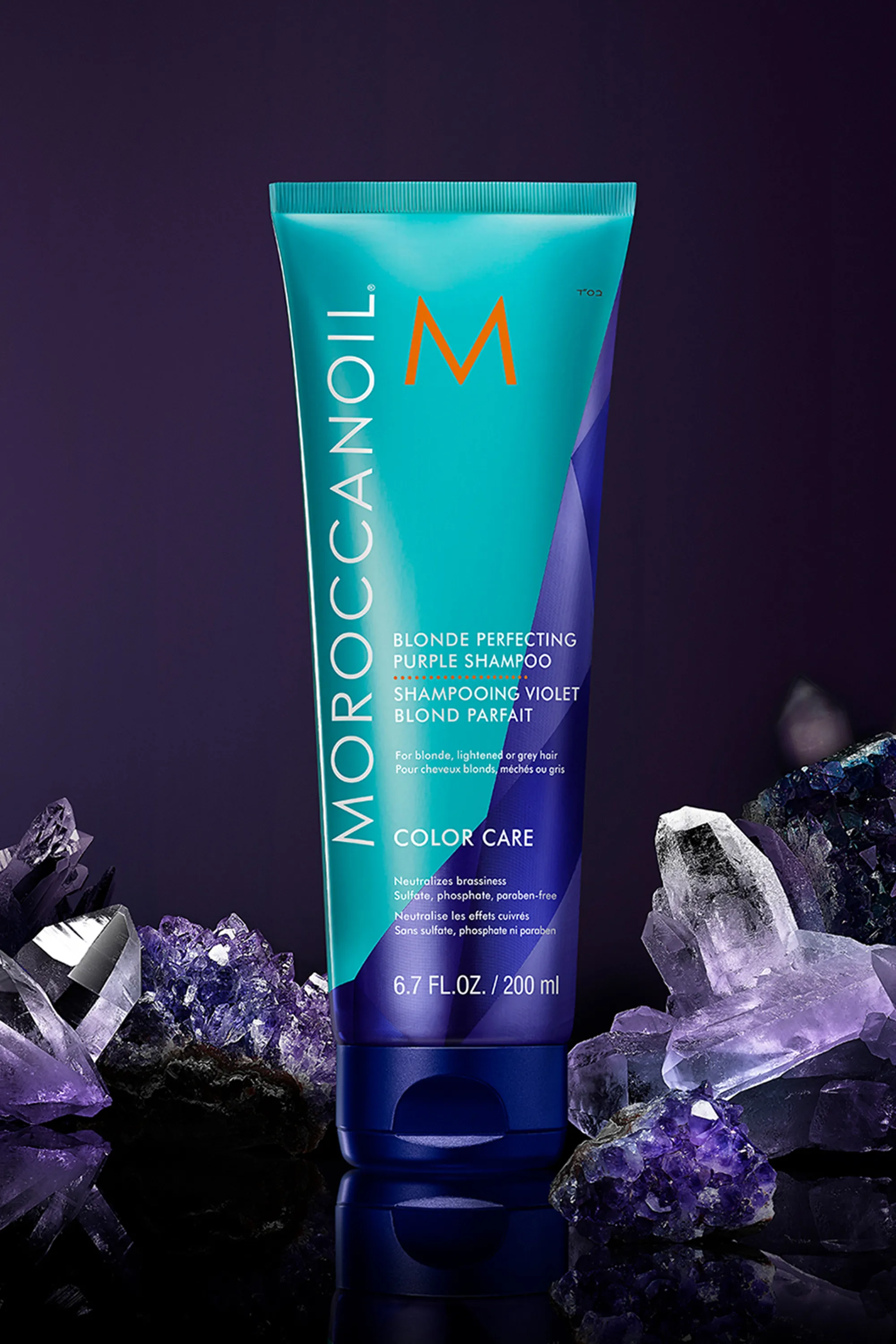 Moroccanoil Shampoing Violet Blond Parfait-200 ml