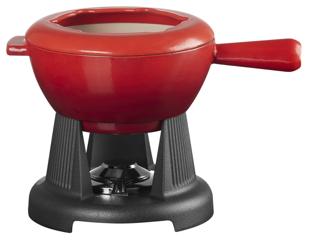 LE CREUSET Käsefondue-Set kirschrot