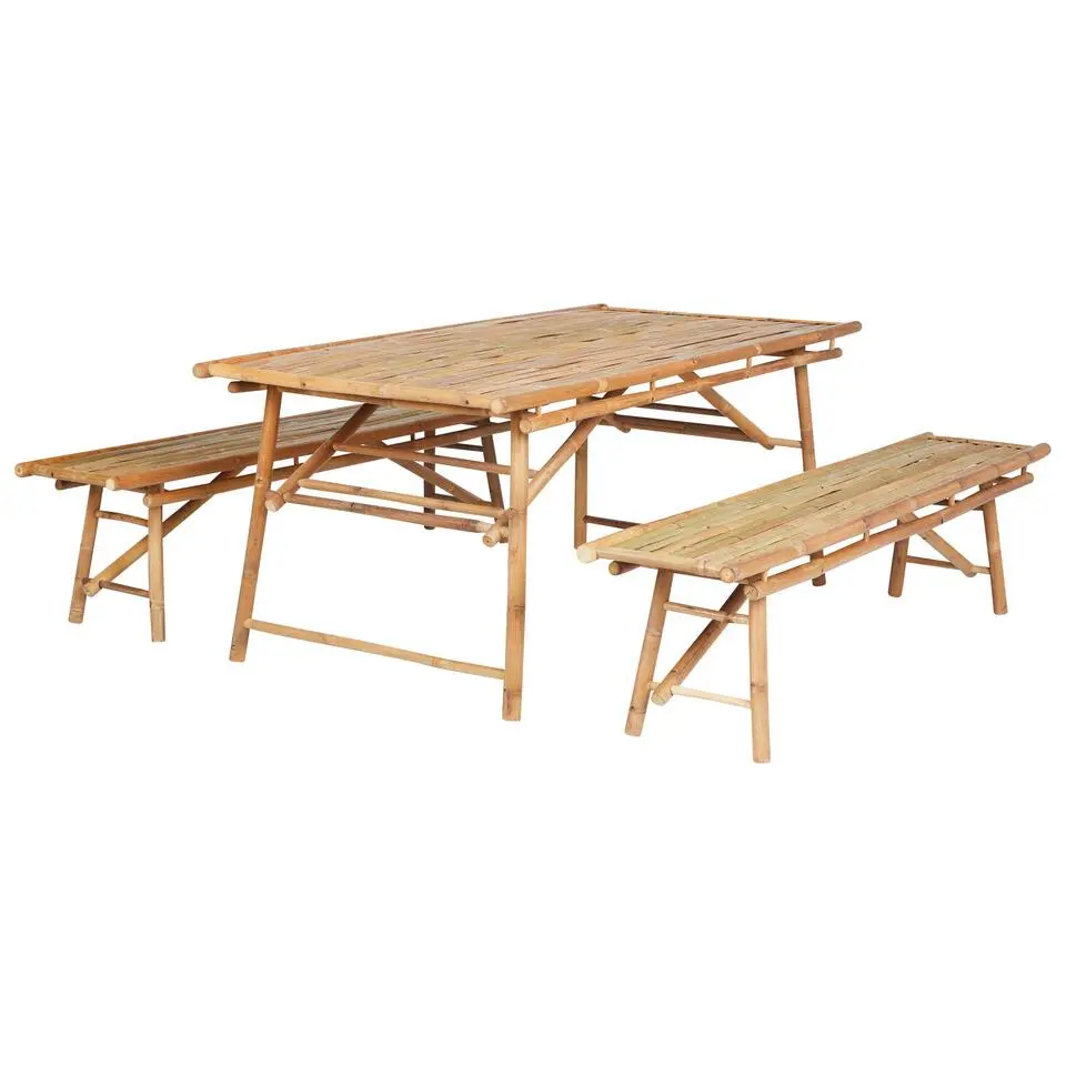 TINDARI - Tuinset 4-zits - Lichthout - Bamboe