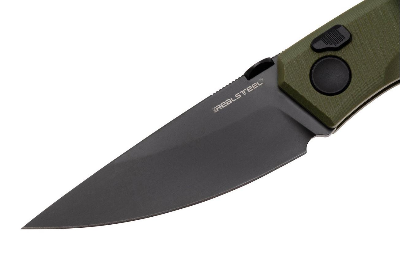 Real Steel Spectrum 7142GB, Black Nitro-V, OD Green G10 zakmes, Jakub Wieczorkiewicz design